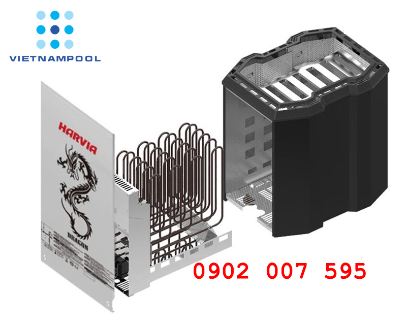 Máy xông hơi khô HARVIA DRAGON 18KW